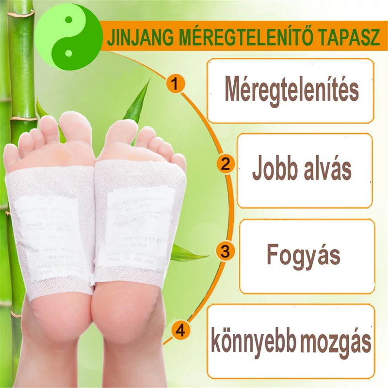 méregtelenítő talptapasz, eredeti jinjang minőség!